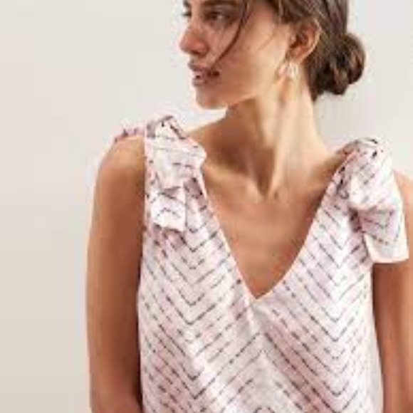 Brand New Banana Republic Drop Waist Tie Straps Dress - Picture 3 of 14